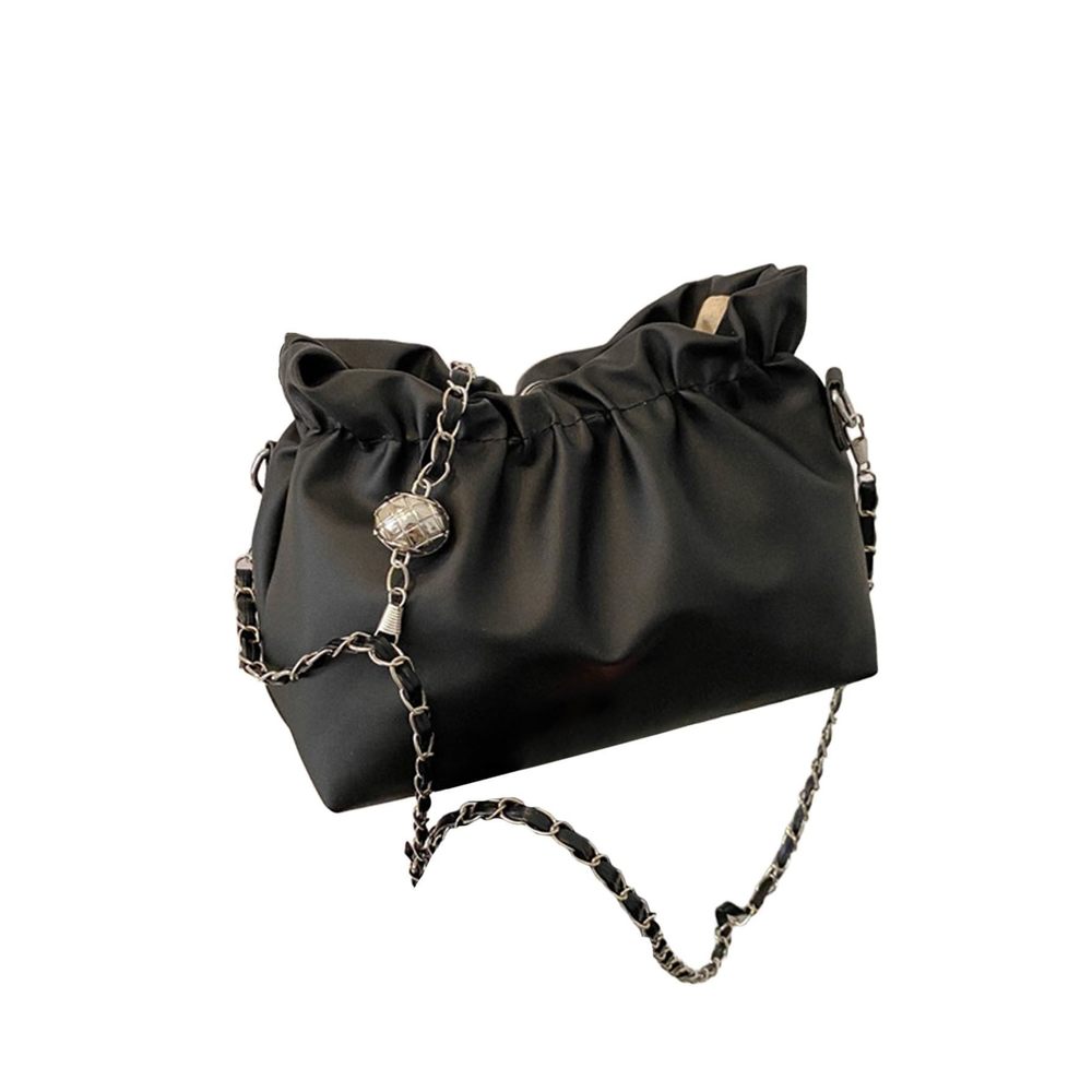 Pearl Bucket Bags Underarm Purse Clutch Y2K Shoulder Handbags :>